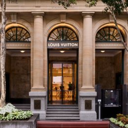 Luxury fashion house Louis Vuitton has opened a new store inside a heritage-listed gem