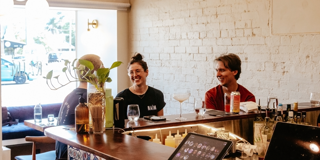 Pop the cork on some fizz – Naïm's Euro-inspired bar sibling The Hamsa Room is now open