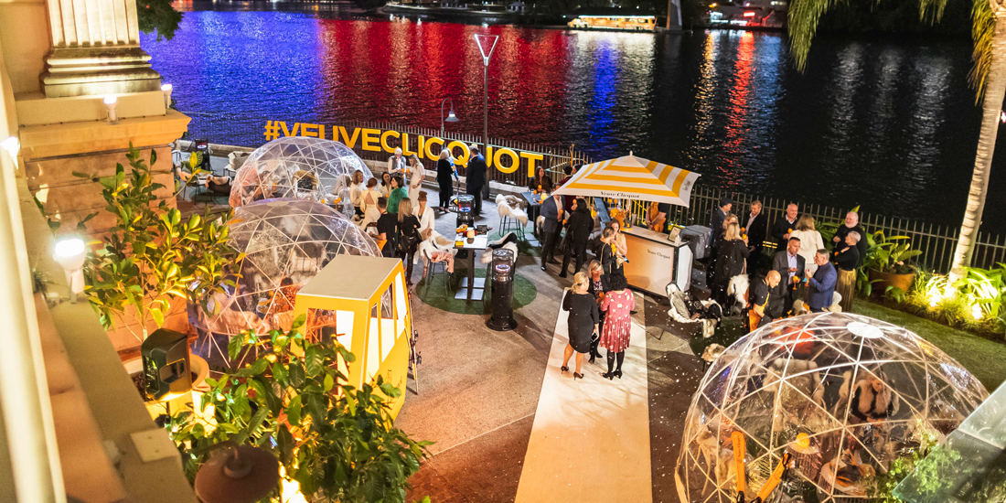 Veuve Clicquot In The Snow is bringing its chalet-style igloos and champagne back to Customs House