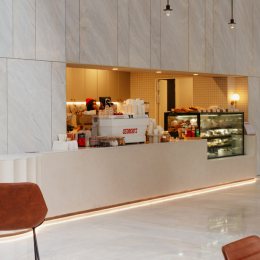 Nab primo paninis and piadinas (and other goodies) at The City's luxe new lobby cafe Georgio's