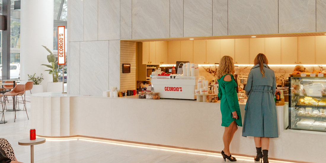 Nab primo paninis and piadinas (and other goodies) at The City's luxe new lobby cafe Georgio's