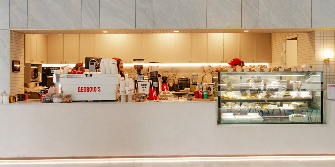 Nab primo paninis and piadinas (and other goodies) at The City's luxe new lobby cafe Georgio's