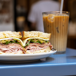 Anytime Coffee, one of The City's best coffee spots, is now serving some of The City's best sandwiches