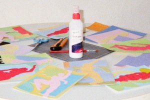 Colourful Collage Workshop with Frances Powell