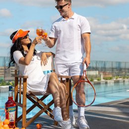 It's game, set, spritz with Lina Rooftop’s Australian Open x Aperol soiree