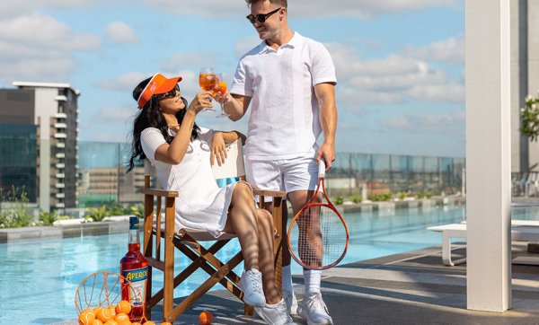 It's game, set, spritz with Lina Rooftop’s Australian Open x Aperol soiree