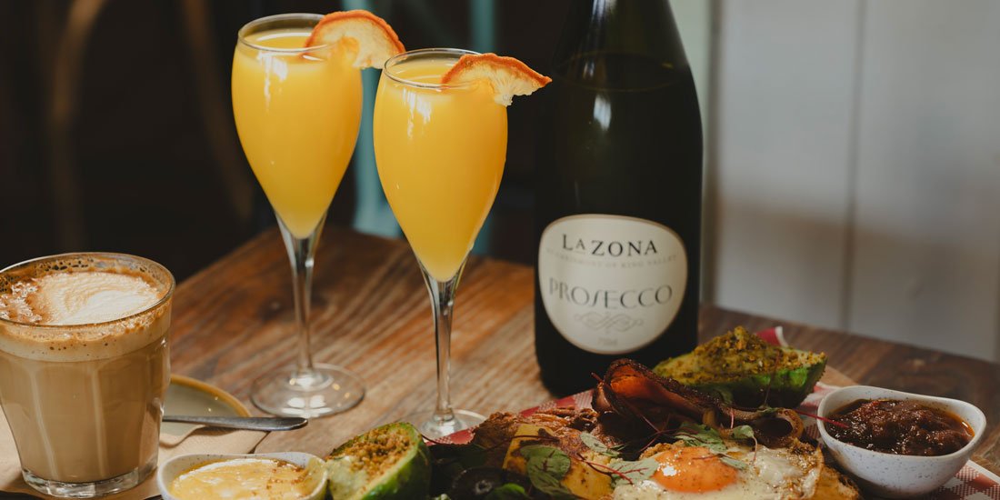Sip free-flowing mimosas and graze on moreish morsels at Sassafras' bottomless brunch