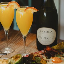 Sip free-flowing mimosas and graze on moreish morsels at Sassafras' bottomless brunch