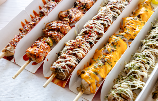 Kor Dak, a skewer-slinging market favourite, has opened its street-food eatery in West End