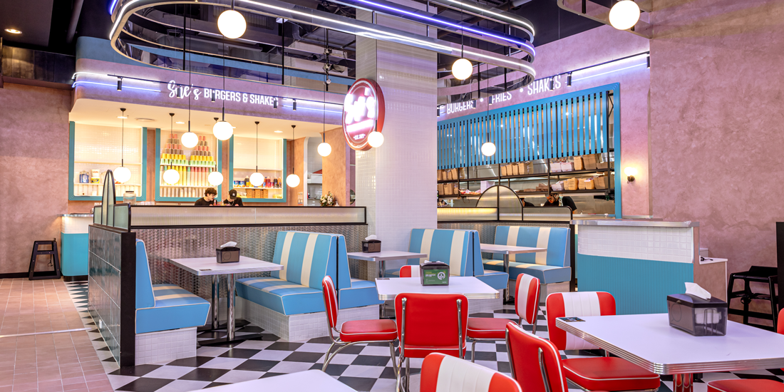 Sue's Burgers & Shakes unveils its new retro-inspired diner at South City Square