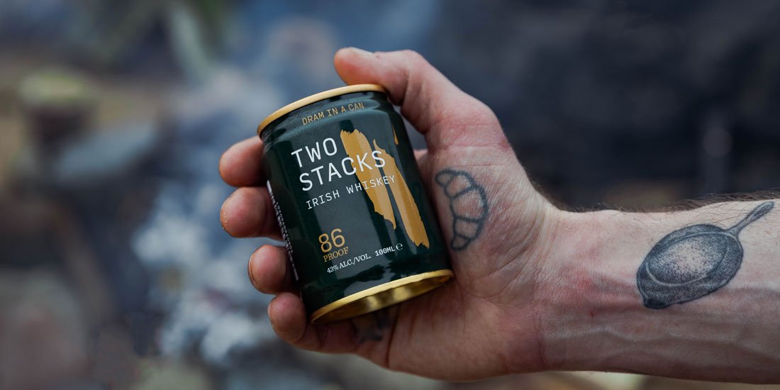 Irish-whiskey wizards Two Stacks unveil innovative new Dram in a Can