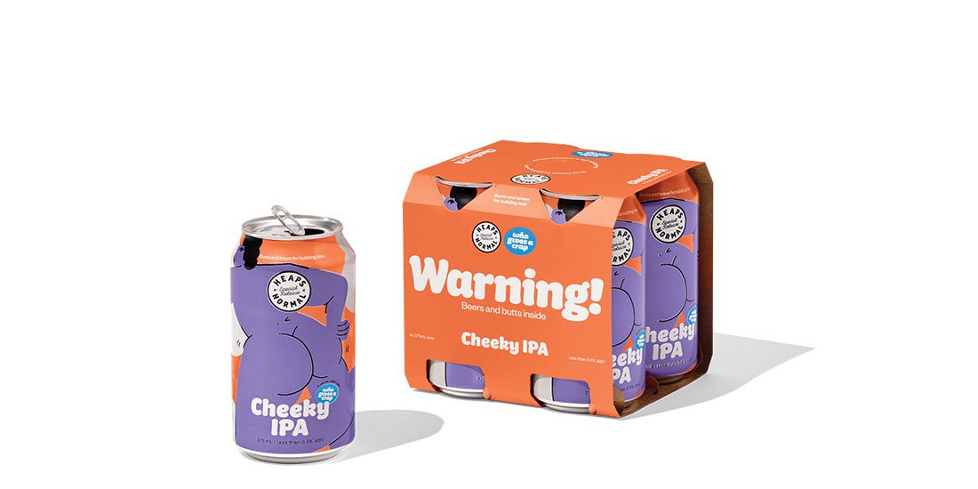 Heaps Normal and Who Gives a Crap introduce the Cheeky IPA – a non-alcoholic do-good brew