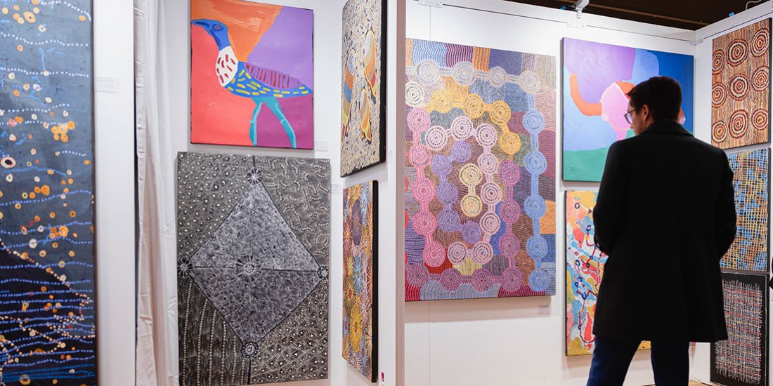 Art ATMs, first-time buys and live painting – your guide to Affordable Art Fair Brisbane