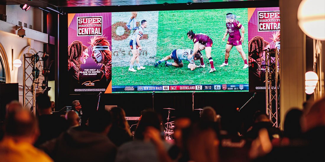 Celebrate sport’s greatest rivalry live, large and loud with Treasury Brisbane