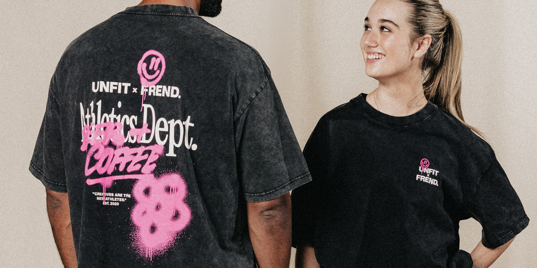 UNFIT RUNNING and FREND team up for a slick streetwear collab