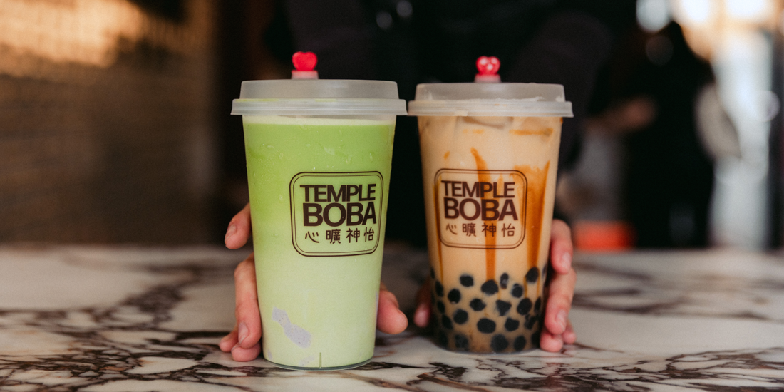 Portside Wharf welcomes Temple Boba, a chic dispensary of bubble tea and dessert