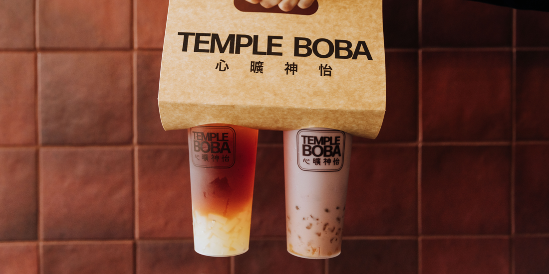 Portside Wharf welcomes Temple Boba, a chic dispensary of bubble tea and dessert