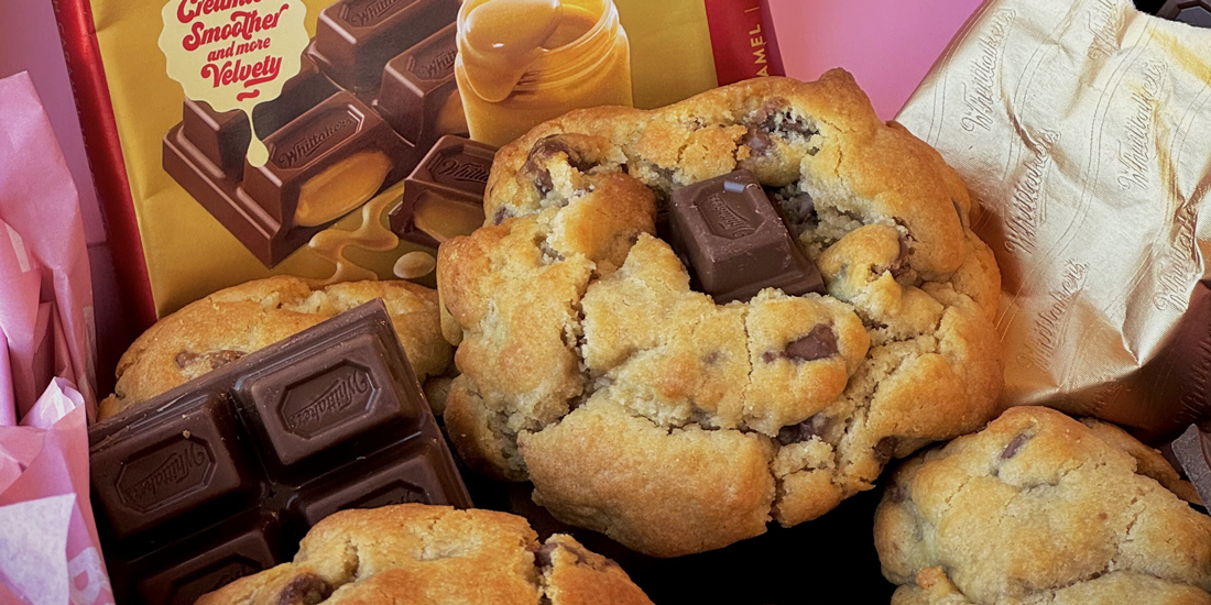 Brooki Bakehouse and Whittaker's team up for a must-try cookie collab