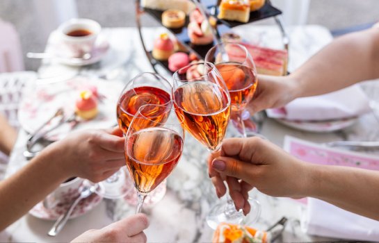 Stop and sip the rosés at Customs House’s Spring Rosé Garden pop-up