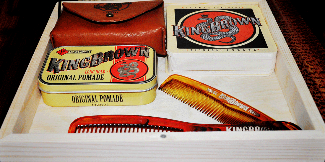Get slick with King Brown Pomade