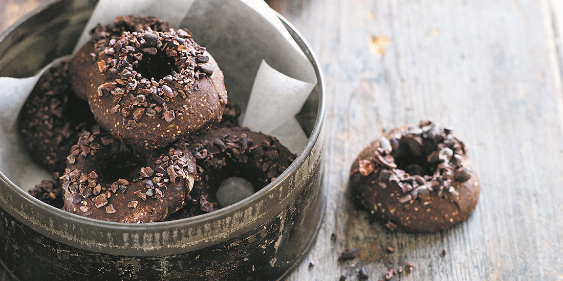 Indulge in healthy yet decadent raw superfood donuts