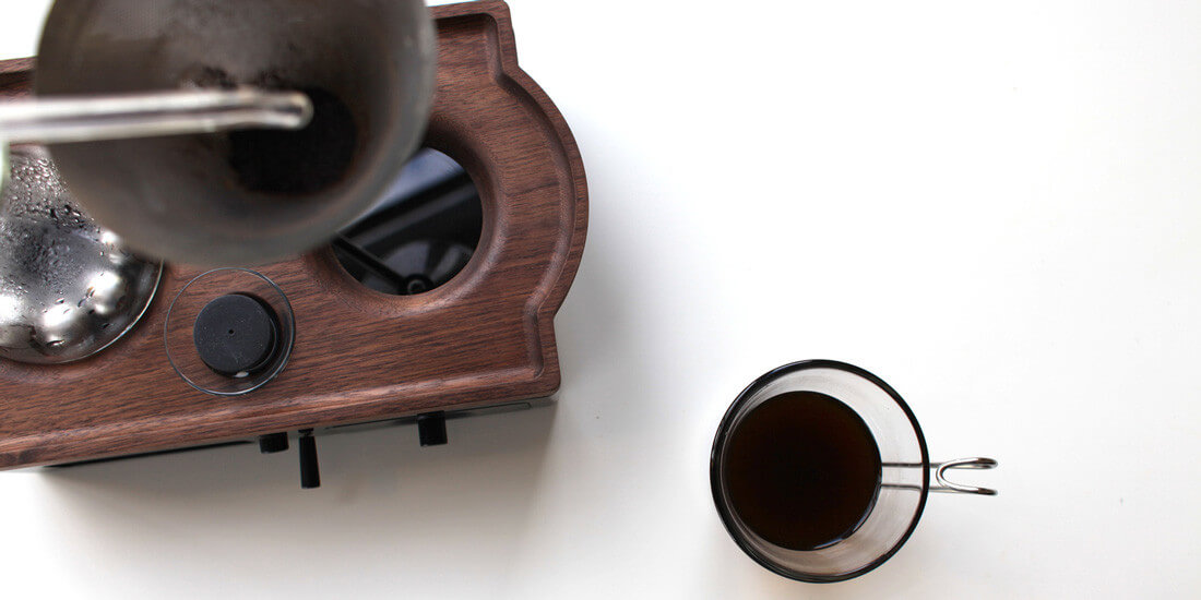 Wake up happy with The Barisieur alam clock and coffee brewer