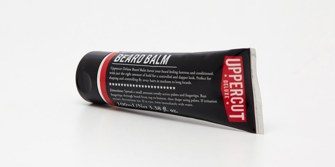 Slather on some beard balm from Uppercut Deluxe