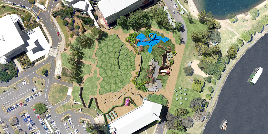 Proposed new amphitheatre for Gold Coast Cultural Precinct