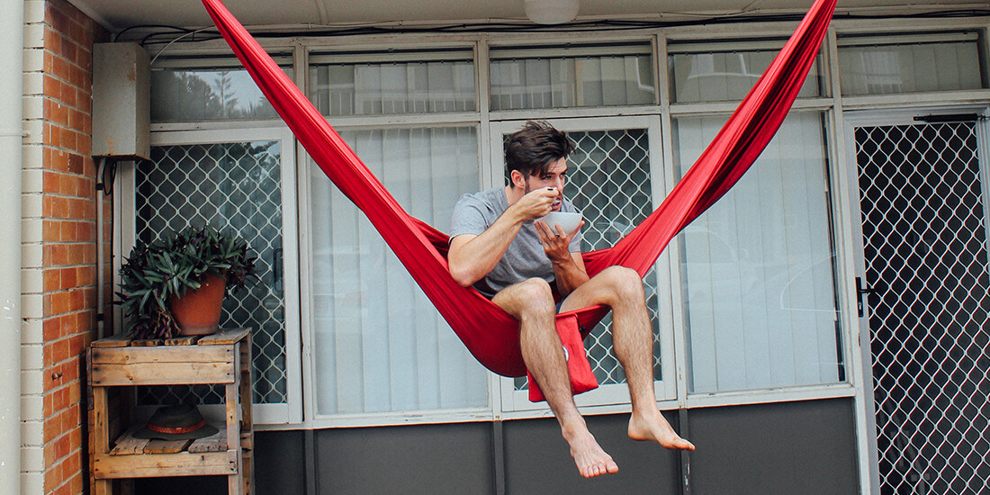 Ease into a hammock from Alton Goods
