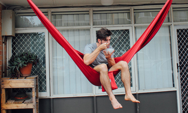 Ease into a hammock from Alton Goods