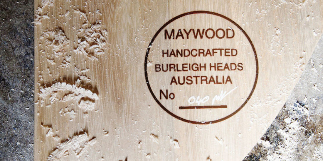 Maywood reinvents the alaia surfboard
