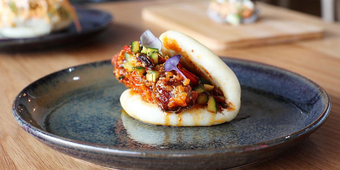 American and Asian cuisines collide at the Lucky Bao X JR's Smokehouse feast