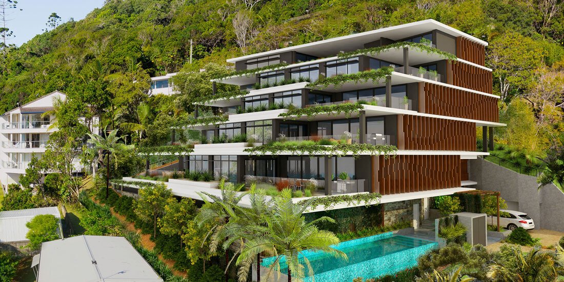 Beach living with a touch of green at ONE Burleigh Headland