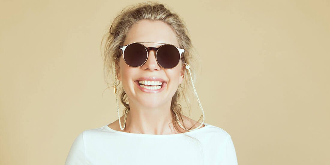 Let your eyewear swing with bling from Sunny Cords