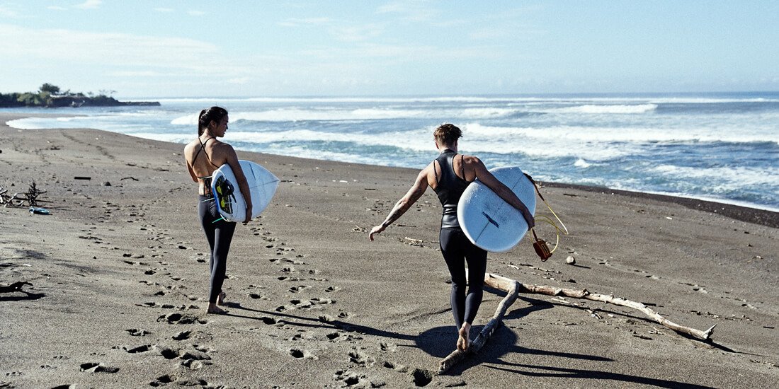 Add some sass to your ocean wardrobe with surf leggings from Byron Bay's Salt Gypsy