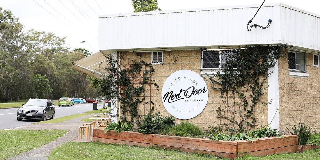 Fill your morning with coffee and vegan doughnuts at Next Door Espresso