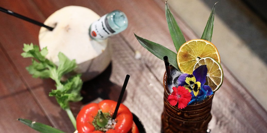 Sip on cocktails in capsicums and popcorn-infused spirits at the all-new Soho Place in Broadbeach