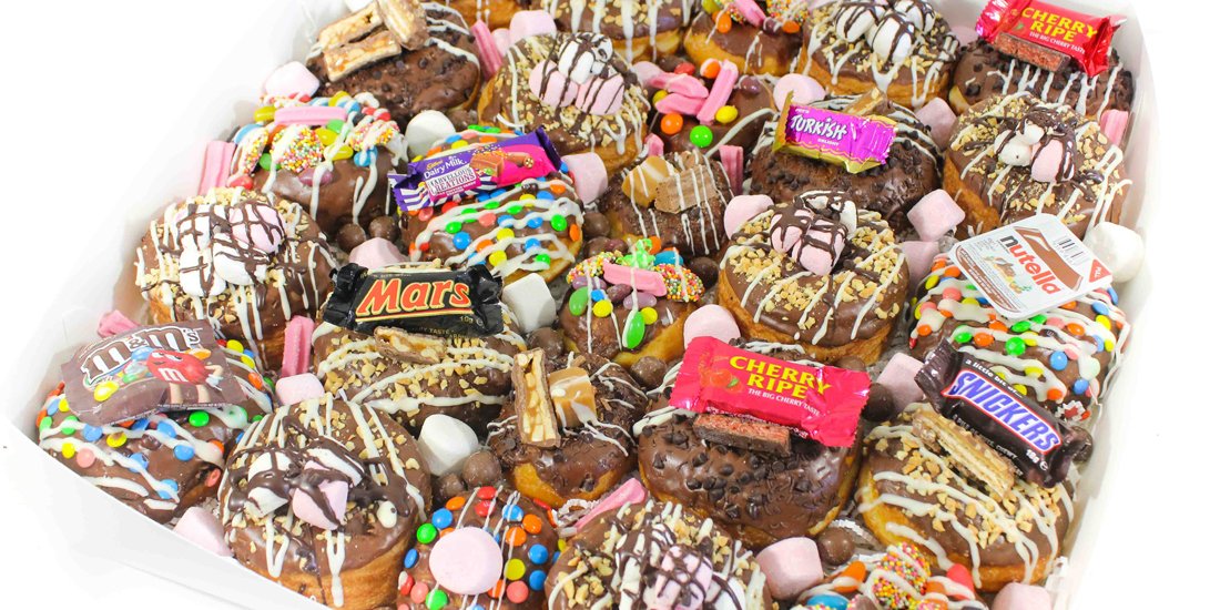 Ditch the flowers and sweeten the deal with a bouquet of doughnuts from Sugar Gathered