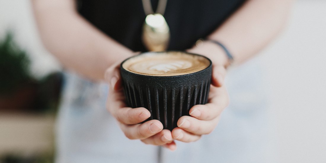 Drink coffee responsibly from a sustainable ‘coffee cup' by HuskeeCup