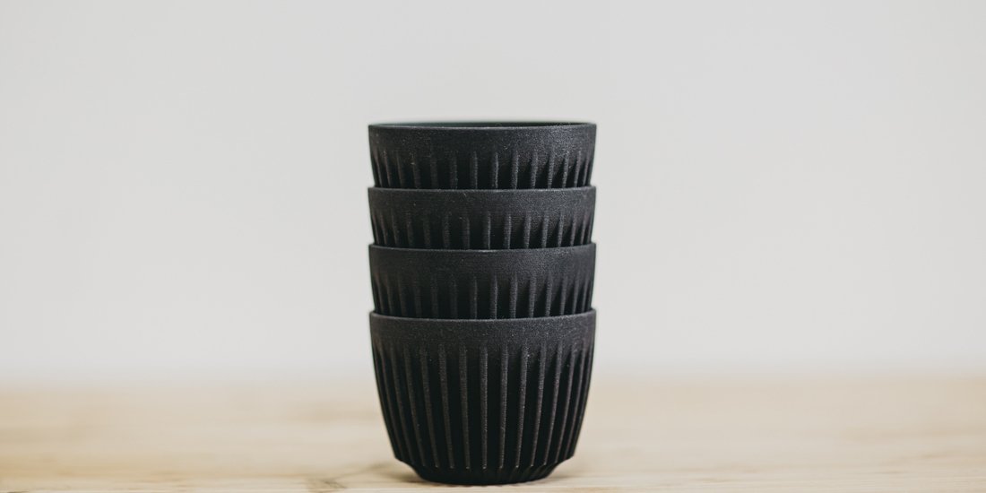 Drink coffee responsibly from a sustainable ‘coffee cup' by HuskeeCup