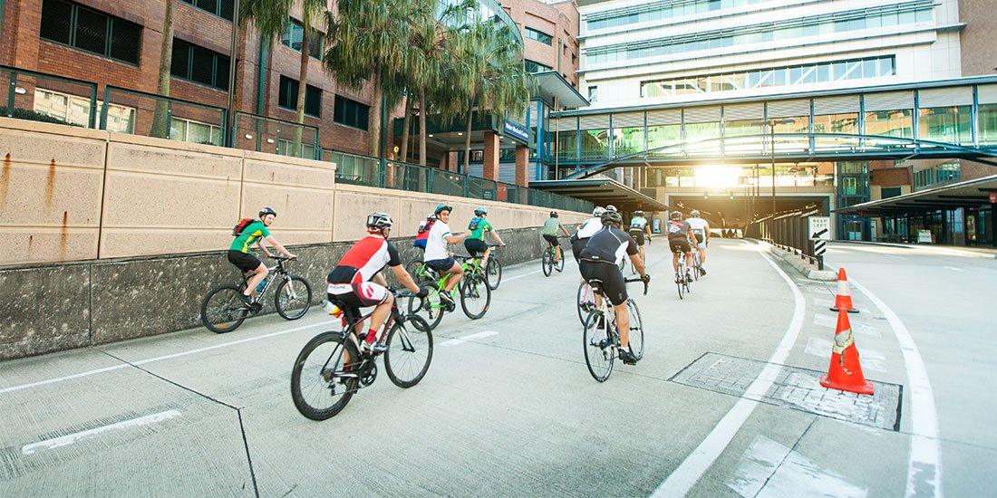 Journey from concrete jungle to crashing waves for the Brisbane to Gold Coast Cycle Challenge