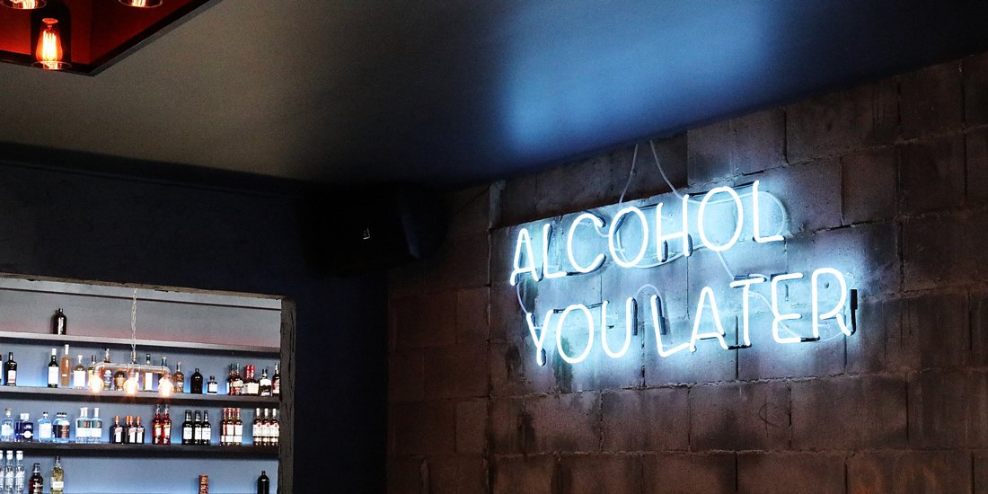 Cocktails, rock music and neon lights – alleyway bar Nightjar opens in Burleigh Heads