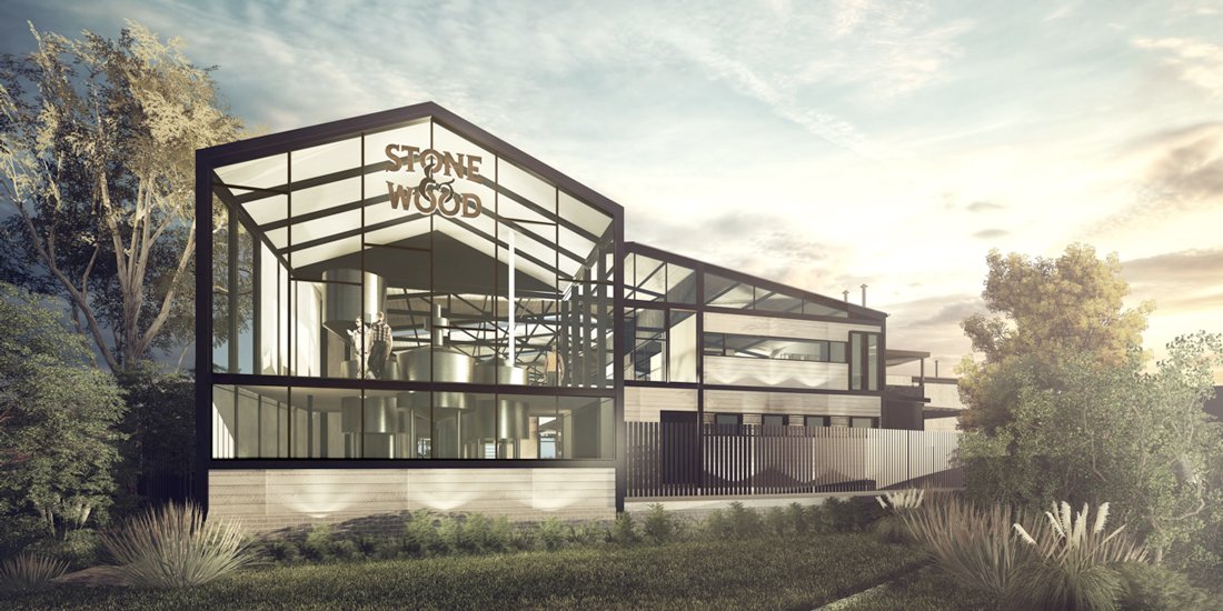 Get a glimpse of the new Stone & Wood brewery