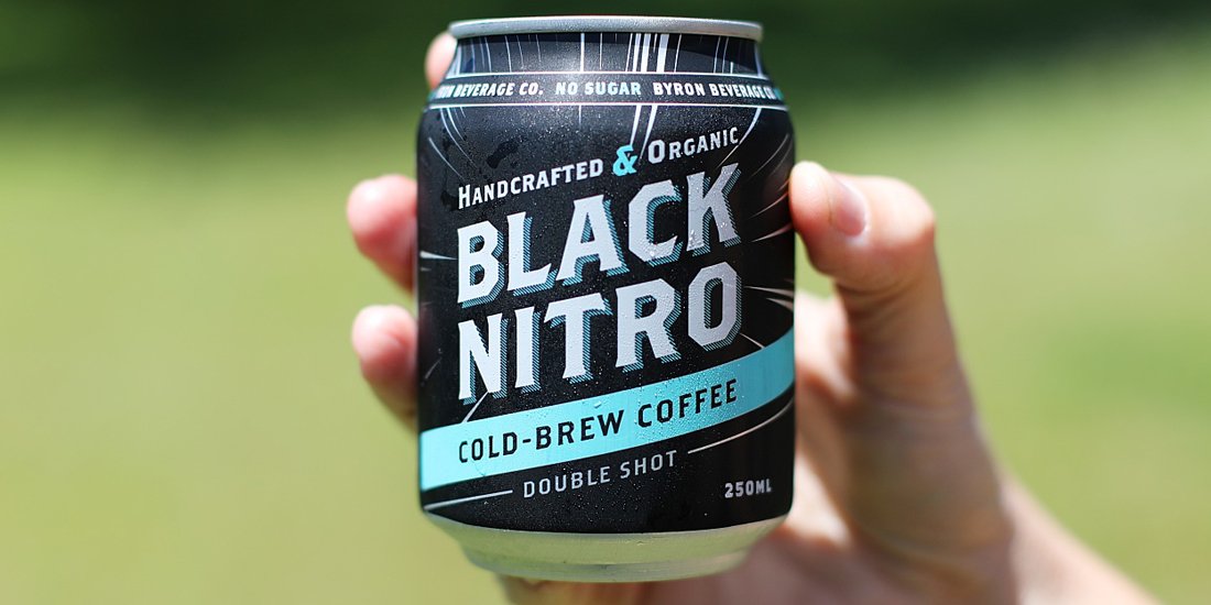 Coffee tinnies – Byron Beverage Co. puts organic nitrogen-charged coffee in a can