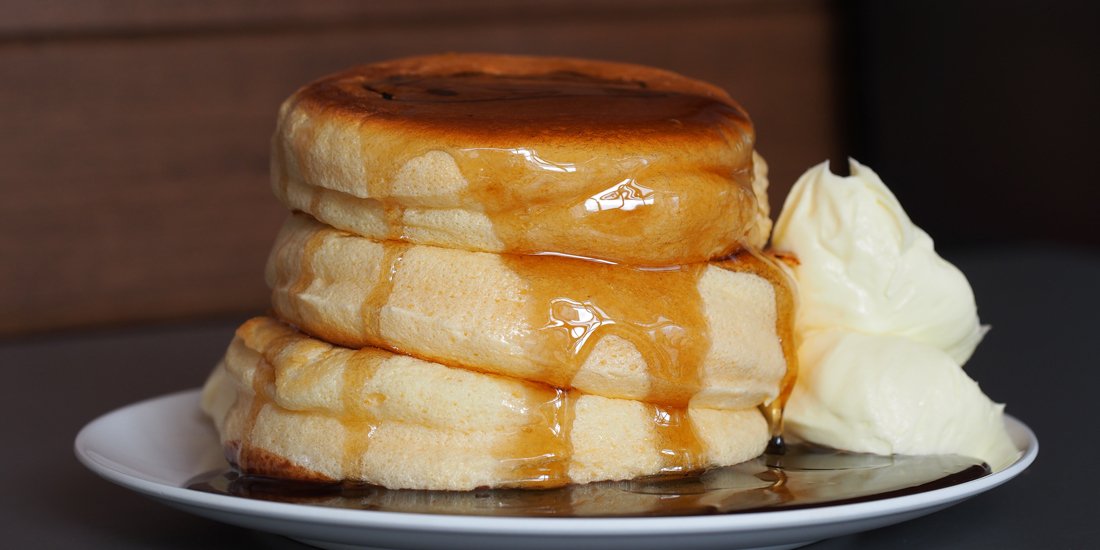 Harajuku Gyoza's famous giant Japanese souffle pancakes have landed on the Gold Coast