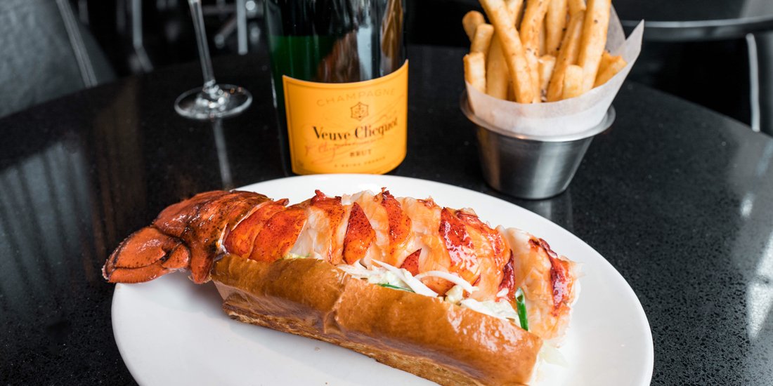 A lobster roll and champagne pop-up has landed on the Gold Coast