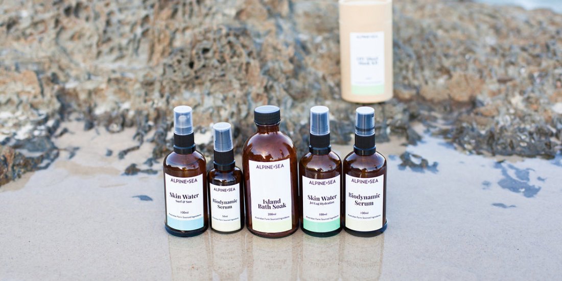 Slather on vegan skincare from Currumbin's Alpine and Sea