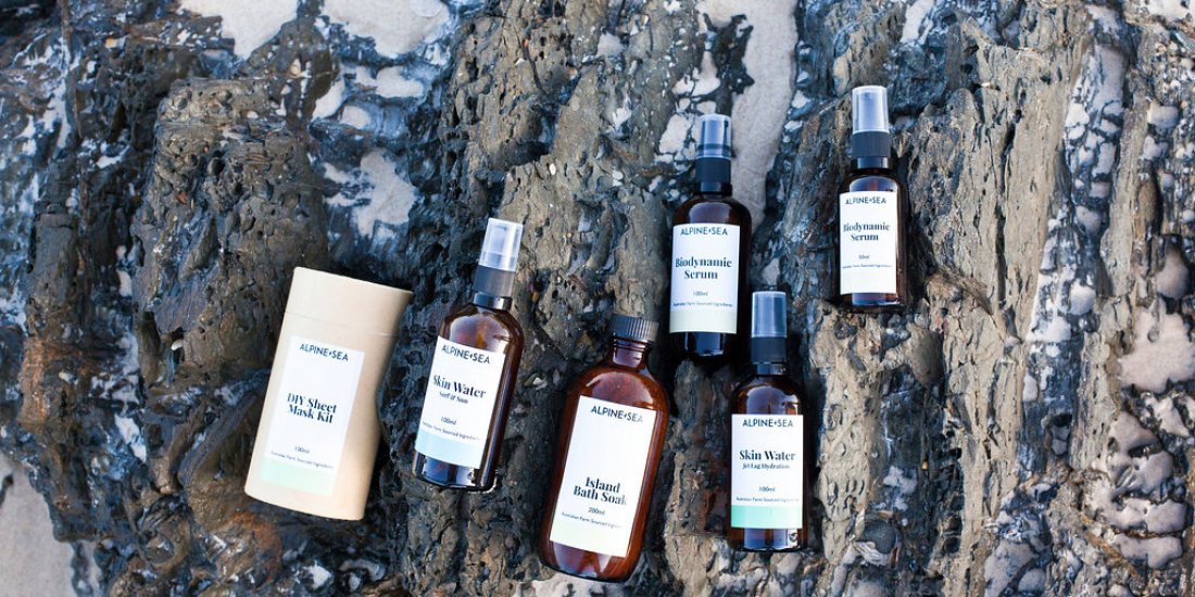 Slather on vegan skincare from Currumbin's Alpine and Sea