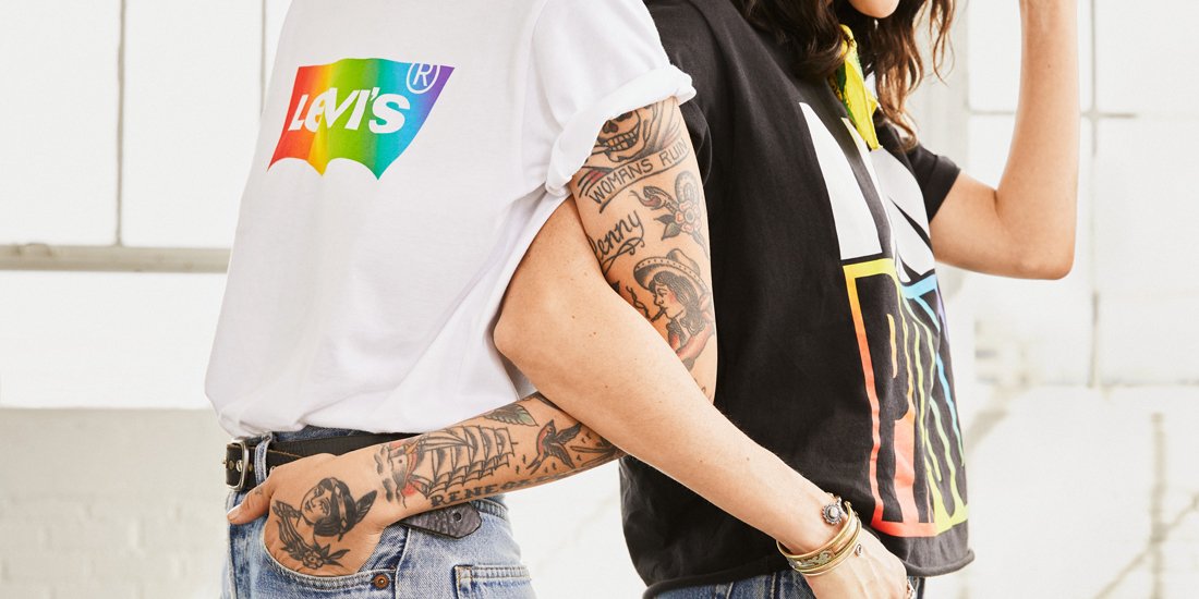 The 2018 Levi's Pride Collection is giving us all of the happy feels