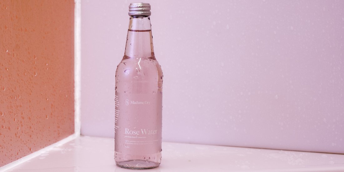 Sip sparkling elixirs infused with positively charged crystals by Madame Dry